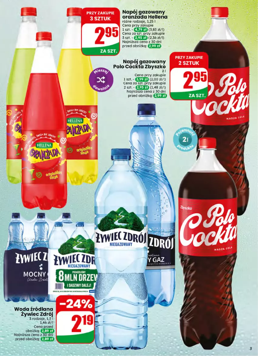 Gazetka promocyjna Dino - Gazetka 27 / 2026 - ważna 01.07 do 07.07.2026 - strona 3 - produkty: Hellena, LANA, Napój, Napój gazowany, Oranżada, Woda