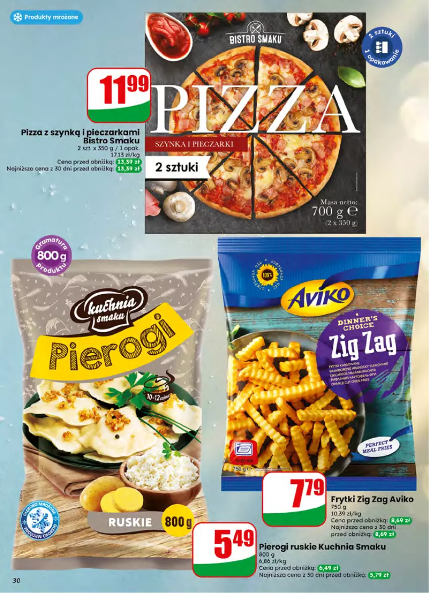 Gazetka promocyjna Dino - Gazetka 27 / 2026 - ważna 01.07 do 07.07.2026 - strona 30 - produkty: Frytki, Koc, Kuchnia, Pierogi, Pizza