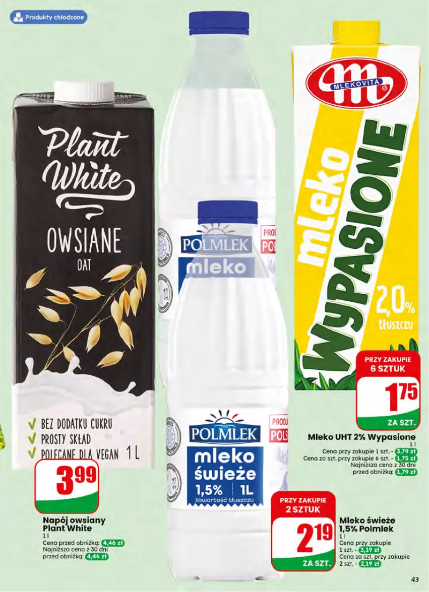 Gazetka promocyjna Dino - Gazetka 27 / 2026 - ważna 01.07 do 07.07.2026 - strona 43 - produkty: Mleko, Napój, Polmiek