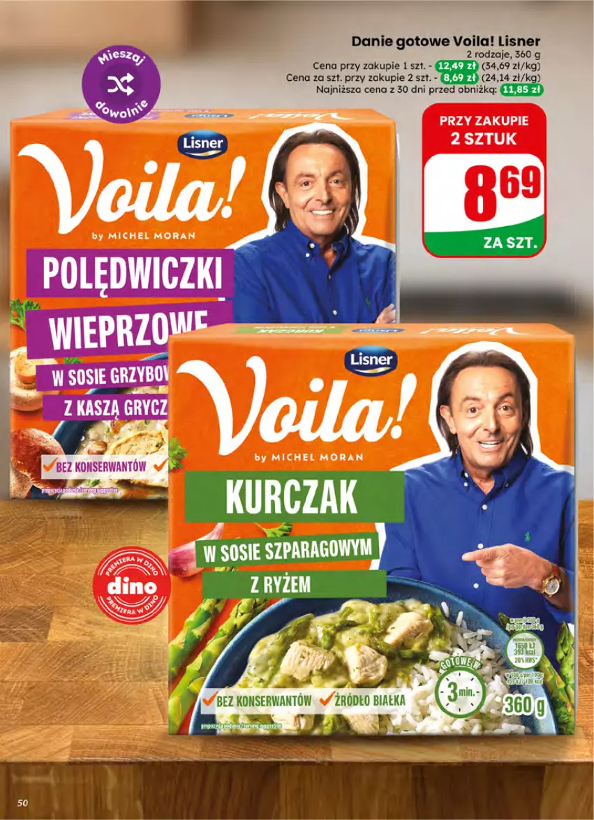 Gazetka promocyjna Dino - Gazetka 27 / 2026 - ważna 01.07 do 07.07.2026 - strona 50 - produkty: Danie gotowe, Lisner