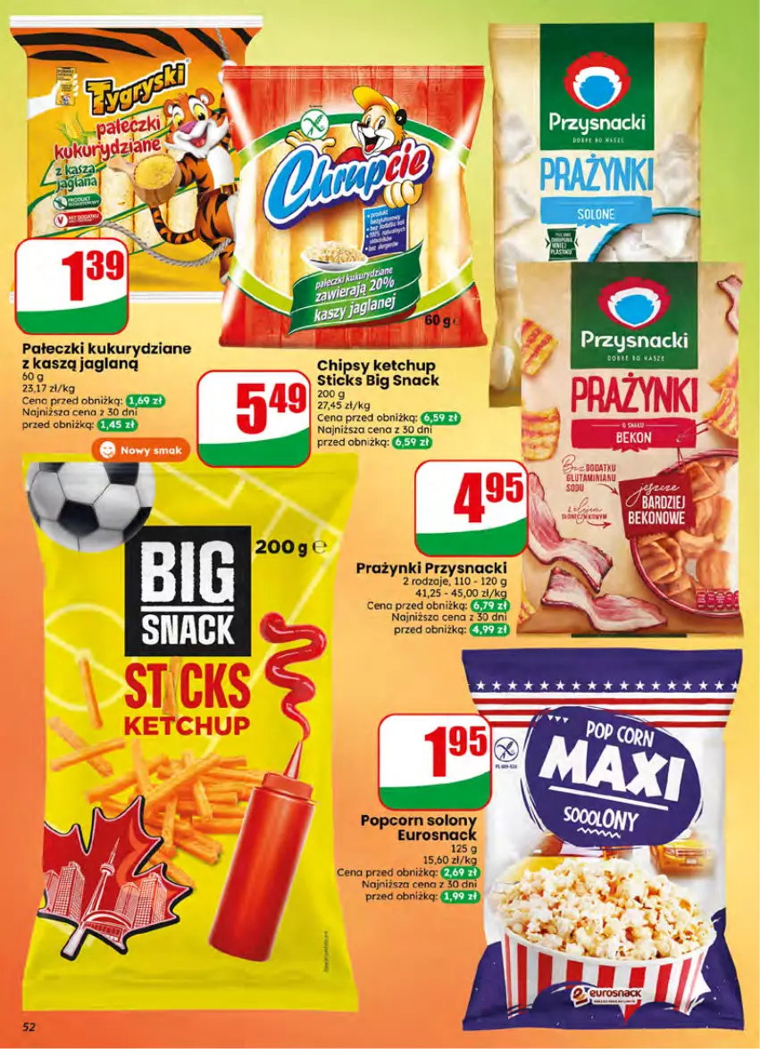 Gazetka promocyjna Dino - Gazetka 27 / 2026 - ważna 01.07 do 07.07.2026 - strona 52 - produkty: Chipsy, Ketchup, Popcorn, Przysnacki