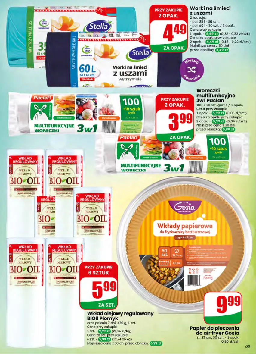 Gazetka promocyjna Dino - Gazetka 27 / 2026 - ważna 01.07 do 07.07.2026 - strona 65 - produkty: Gra, Olej, Wkład olejowy, Worki na śmiec, Worki na śmieci