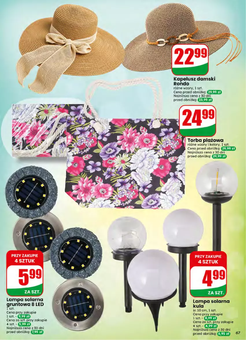 Gazetka promocyjna Dino - Gazetka 27 / 2026 - ważna 01.07 do 07.07.2026 - strona 67 - produkty: Lampa, Torba