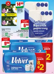 Gazetka promocyjna Dino - Gazetka 27 / 2026 - Gazetka - ważna od 07.07 do 07.07.2026 - strona 77 - produkty: Naturell, Gra, Papier, Papier toaletowy, Velvet, Ręcznik, Rolki, Podpaski, Naturella