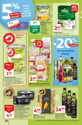 Gazetka promocyjna Auchan - Magia Świąt Hipermarkety - Gazetka - ważna od 15.12 do 15.12.2021 - strona 20 - produkty: Piec, Makaron, Sos, Ser, Ryż, Gin, Kupiec, Bonduelle, Tuńczyk, Olej, Olma, Groszek, Ryż biały, Kukurydza