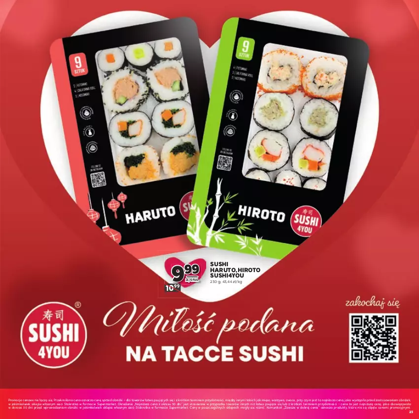Gazetka promocyjna Stokrotka - Katalog Walentynki! - ważna 05.02 do 18.02.2026 - strona 23 - produkty: Mięso, Owoce, Sushi, Warzywa