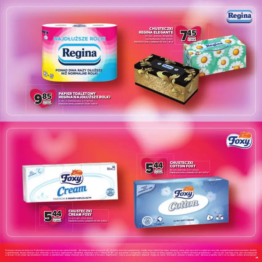 Gazetka promocyjna Stokrotka - Katalog Walentynki! - ważna 05.02 do 18.02.2026 - strona 29 - produkty: Chusteczki, Foxy, Gin, Mięso, Owoce, Papier, Papier toaletowy, Rolki, Rum, Warzywa