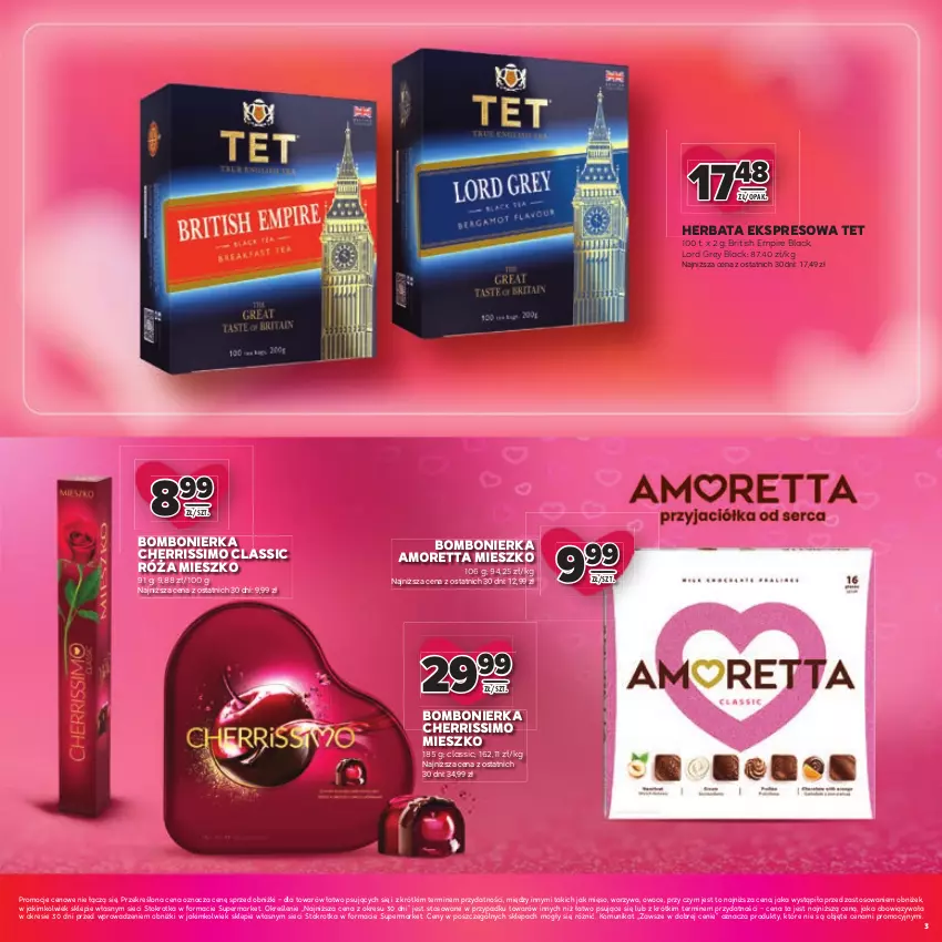 Gazetka promocyjna Stokrotka - Katalog Walentynki! - ważna 05.02 do 18.02.2026 - strona 3 - produkty: Brit, Herbata, Lack, Mięso, Owoce, Róża, Warzywa