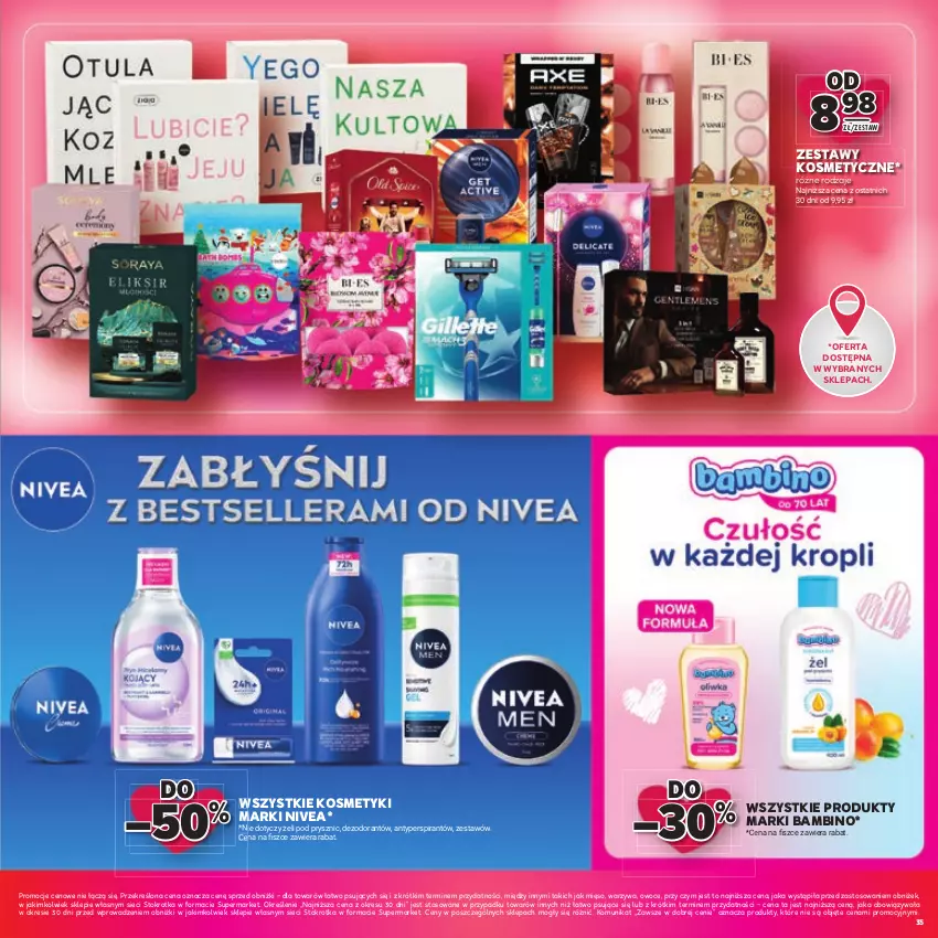 Gazetka promocyjna Stokrotka - Katalog Walentynki! - ważna 05.02 do 18.02.2026 - strona 35 - produkty: Antyperspirant, Dezodorant, Mięso, Nivea, Owoce, Warzywa
