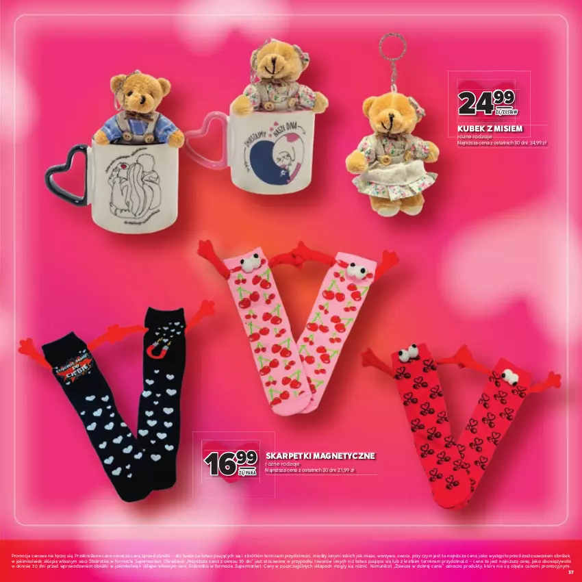 Gazetka promocyjna Stokrotka - Katalog Walentynki! - ważna 05.02 do 18.02.2026 - strona 37 - produkty: Karp, Kubek, Mięso, Owoce, Skarpetki, Warzywa