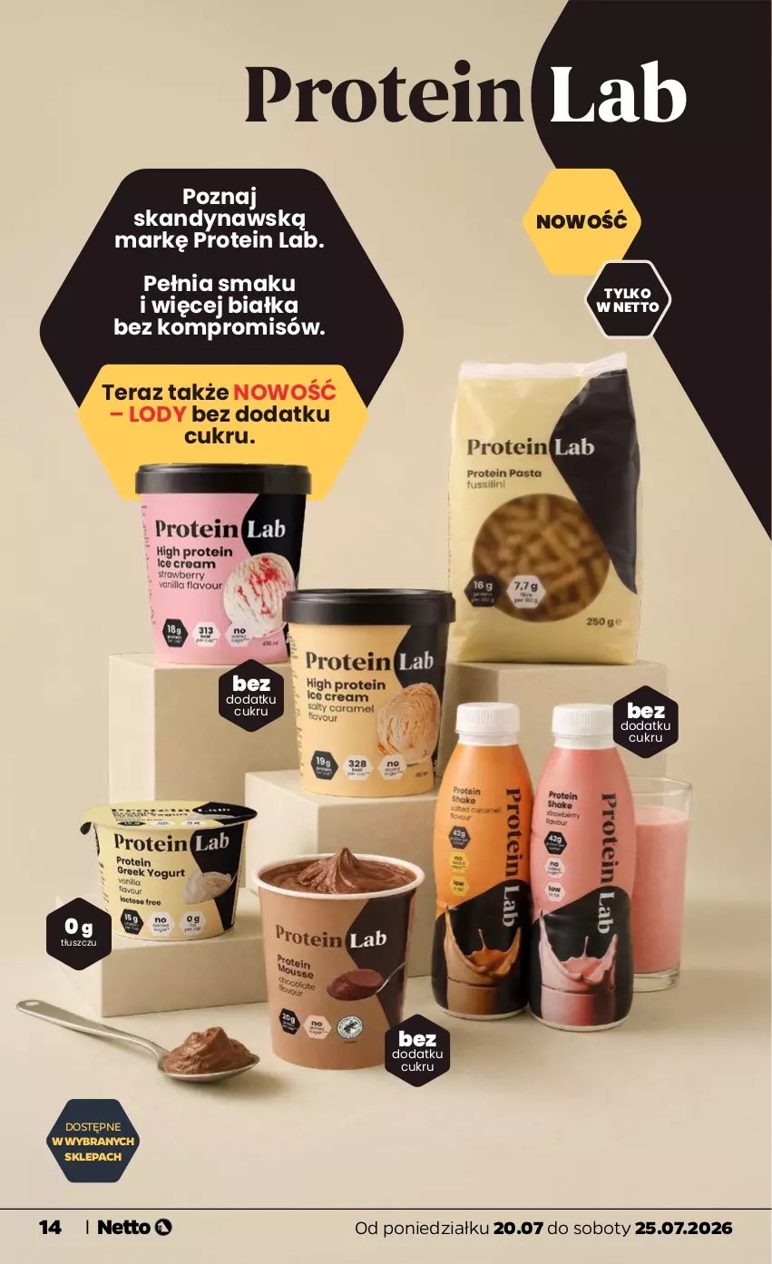 Gazetka promocyjna Netto - Od Poniedziałku - ważna 27.07 do 01.08.2026 - strona 14 - produkty: Lody, Tera