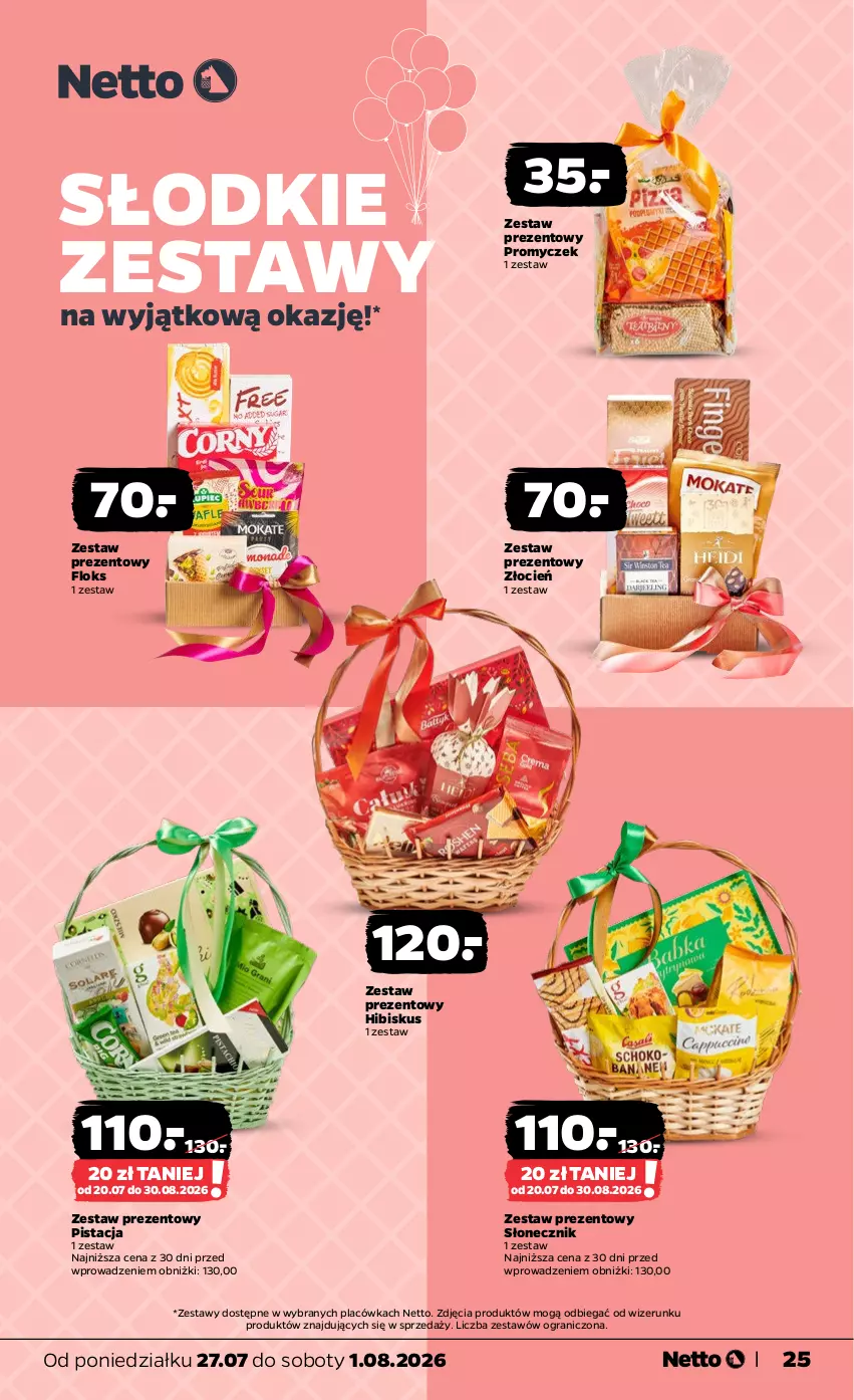 Gazetka promocyjna Netto - Od Poniedziałku - ważna 27.07 do 01.08.2026 - strona 25 - produkty: Cień, Gra, Hibiskus, Zestaw prezentowy
