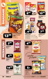 Gazetka promocyjna Netto - Od Poniedziałku - Gazetka - ważna od 01.08 do 01.08.2026 - strona 20 - produkty: Pistacje, Corn flakes, Ser, Lajkonik, Gra, Beko, Wafle do lodów, Chipsy, Wafle, Sante, Konfitura, Precle, Rurki, Limonka, Danio, Granola, Nestlé
