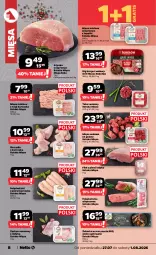 Gazetka promocyjna Netto - Od Poniedziałku - Gazetka - ważna od 01.08 do 01.08.2026 - strona 8 - produkty: Kurczak, Mięso wołowe, Mięso mielone, Sok, Gra, Szynka wieprzowa, Polędwiczka wieprzowa, Sokołów, Tatar wołowy, Filet z piersi indyka, Szynka, Burger, Grill, Mięso