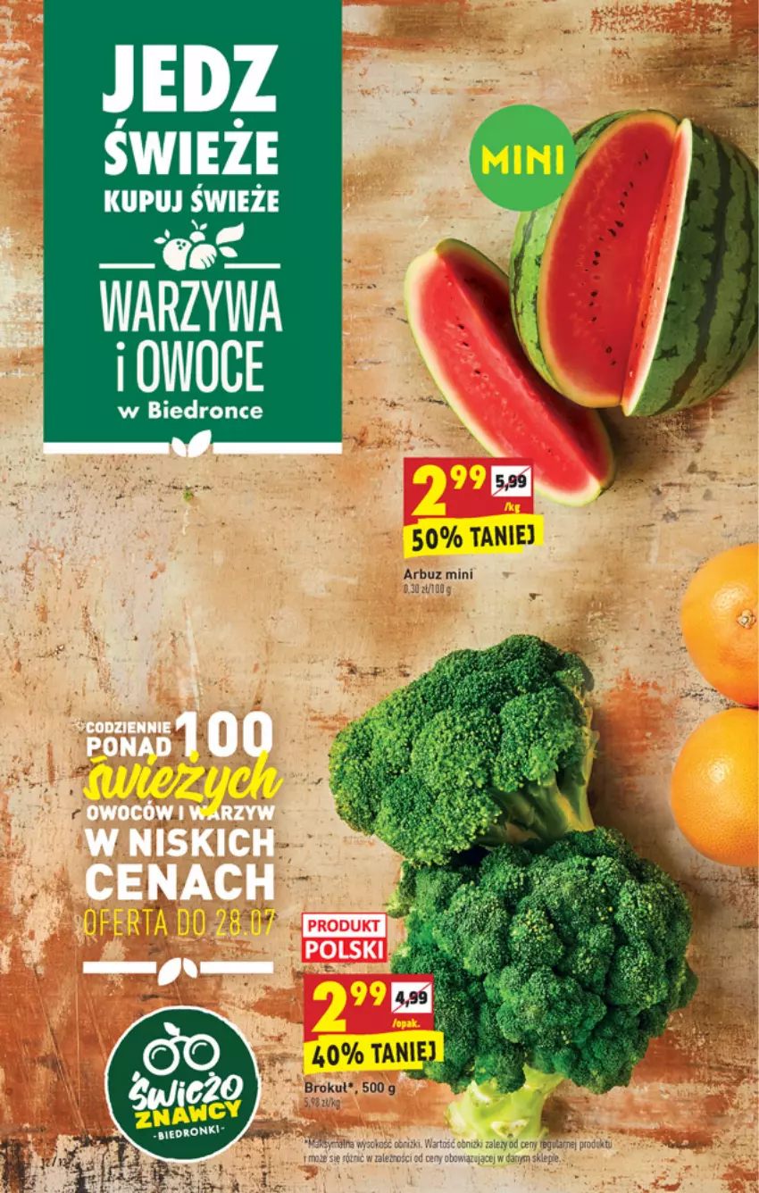 Gazetka promocyjna Biedronka - W tym tygodniu - ważna 26.07 do 31.07.2021 - strona 12 - produkty: Arbuz, Fa, Owoce