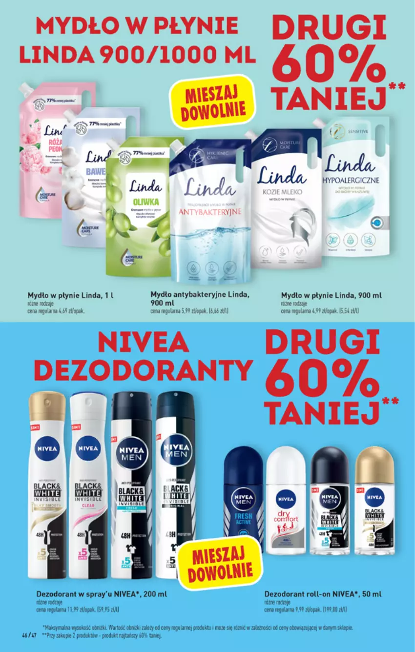 Gazetka promocyjna Biedronka - W tym tygodniu - ważna 26.07 do 31.07.2021 - strona 46 - produkty: Dezodorant, Fa, Gala, Lack, Mydło, Mydło w płynie, Nivea
