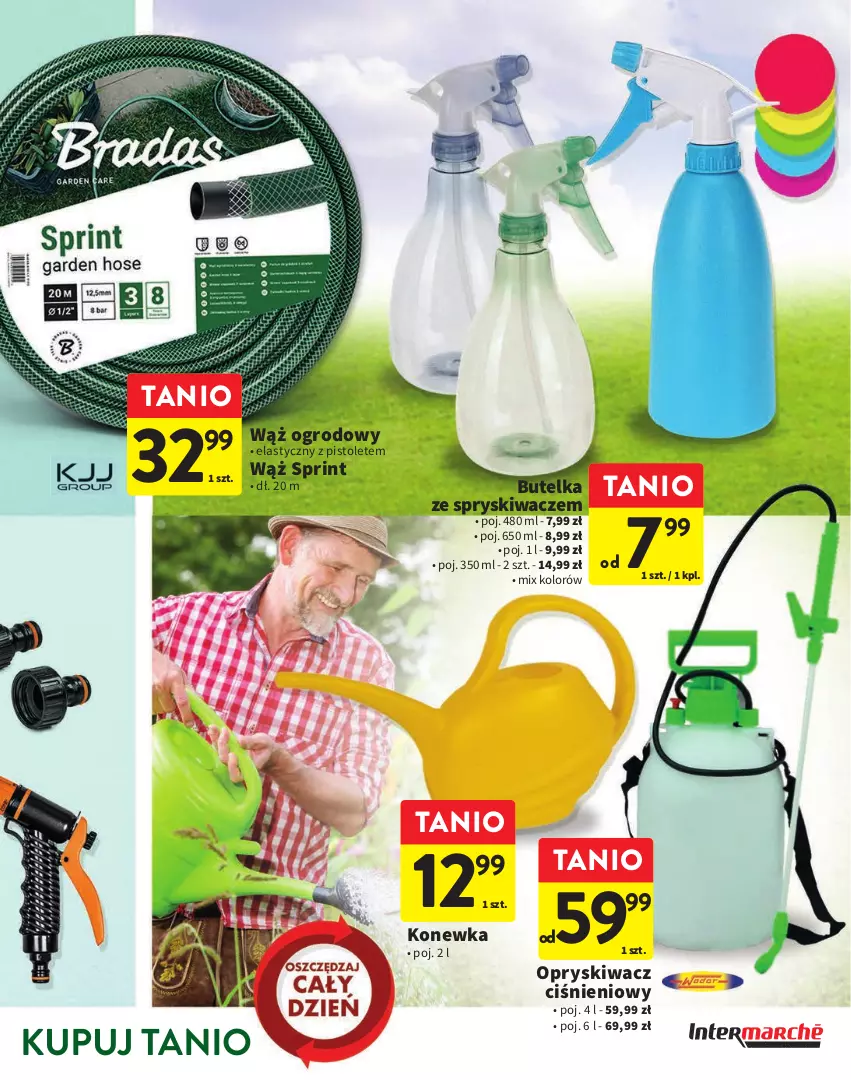 Gazetka promocyjna Intermarche - Gazetka Intermarche - ważna 12.04 do 26.04.2023 - strona 7 - produkty: Butelka ze spryskiwaczem, Konewka, Pistolet