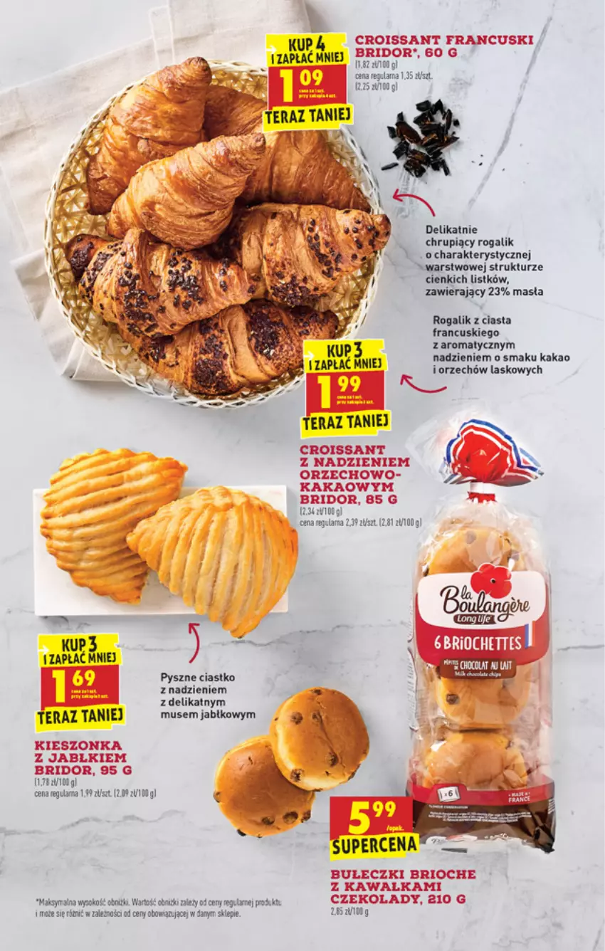 Gazetka promocyjna Biedronka - W tym tygodniu - ważna 22.04 do 28.04.2021 - strona 41 - produkty: Bułeczki, Croissant, Gala, Kakao, Mus, Rogal, Sok, Tera