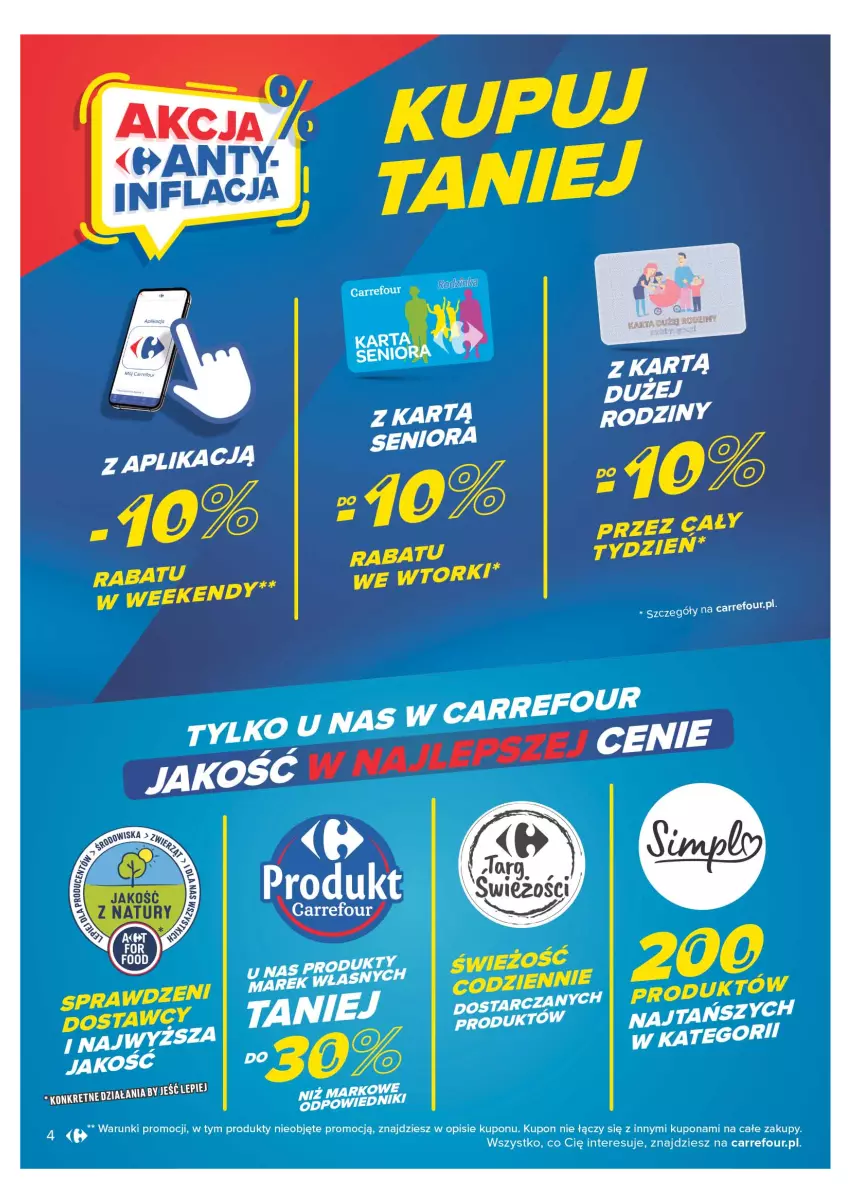 Gazetka promocyjna Carrefour - Gazetka Wielki otwarcie Carrefour Plac Unii - ważna 31.05 do 05.06.2023 - strona 4