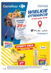 Gazetka promocyjna Carrefour - Gazetka Wielki otwarcie Carrefour Plac Unii - Gazetka - ważna od 05.06 do 05.06.2023 - strona 1 - produkty: Piwa, Piec, Banany, Gra, Telefon, Papier, Rama, Olej rzepakowy, Olej