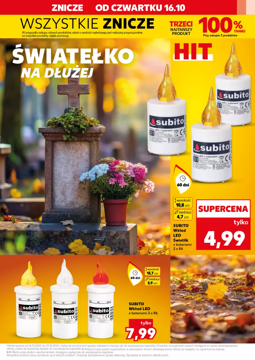 Gazetka promocyjna Kaufland - Kaufland - ważna 16.10 do 22.10.2025 - strona 13 - produkty: Znicz