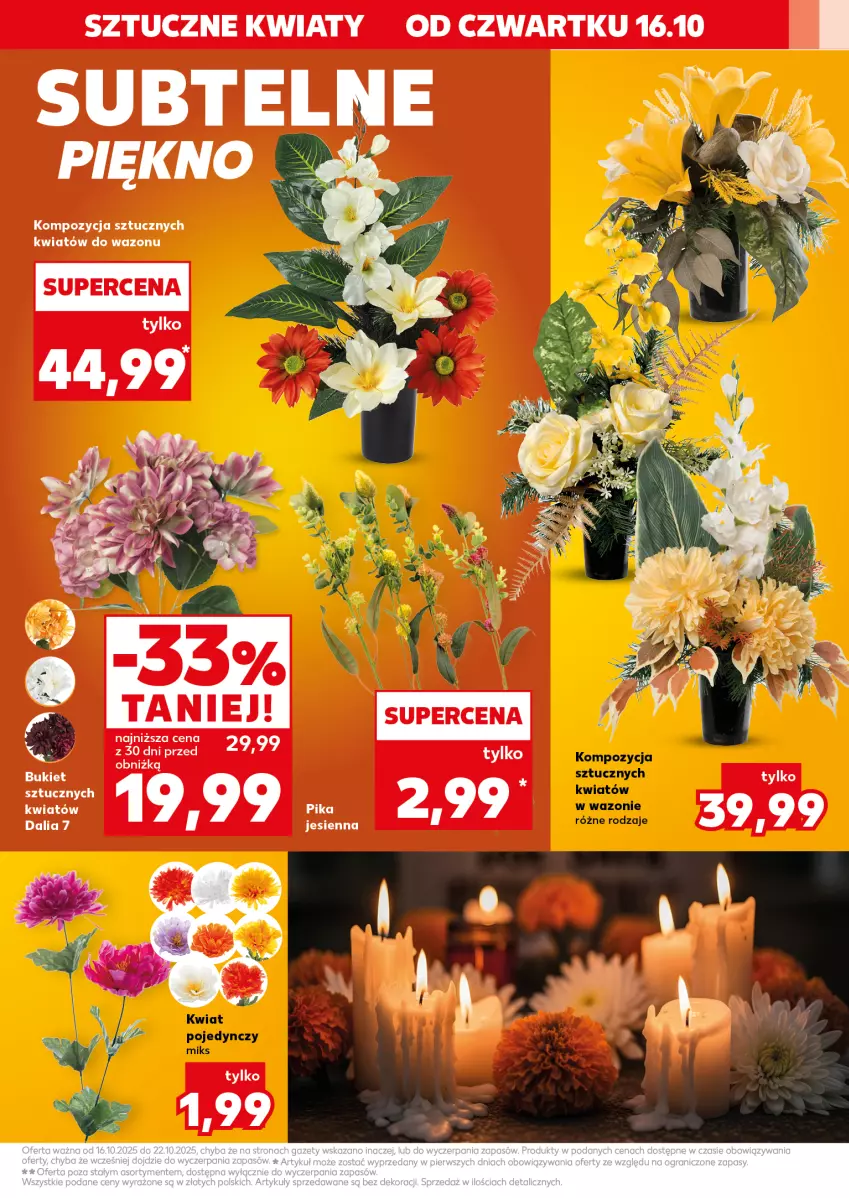 Gazetka promocyjna Kaufland - Kaufland - ważna 16.10 do 22.10.2025 - strona 15 - produkty: Bukiet, Wazon