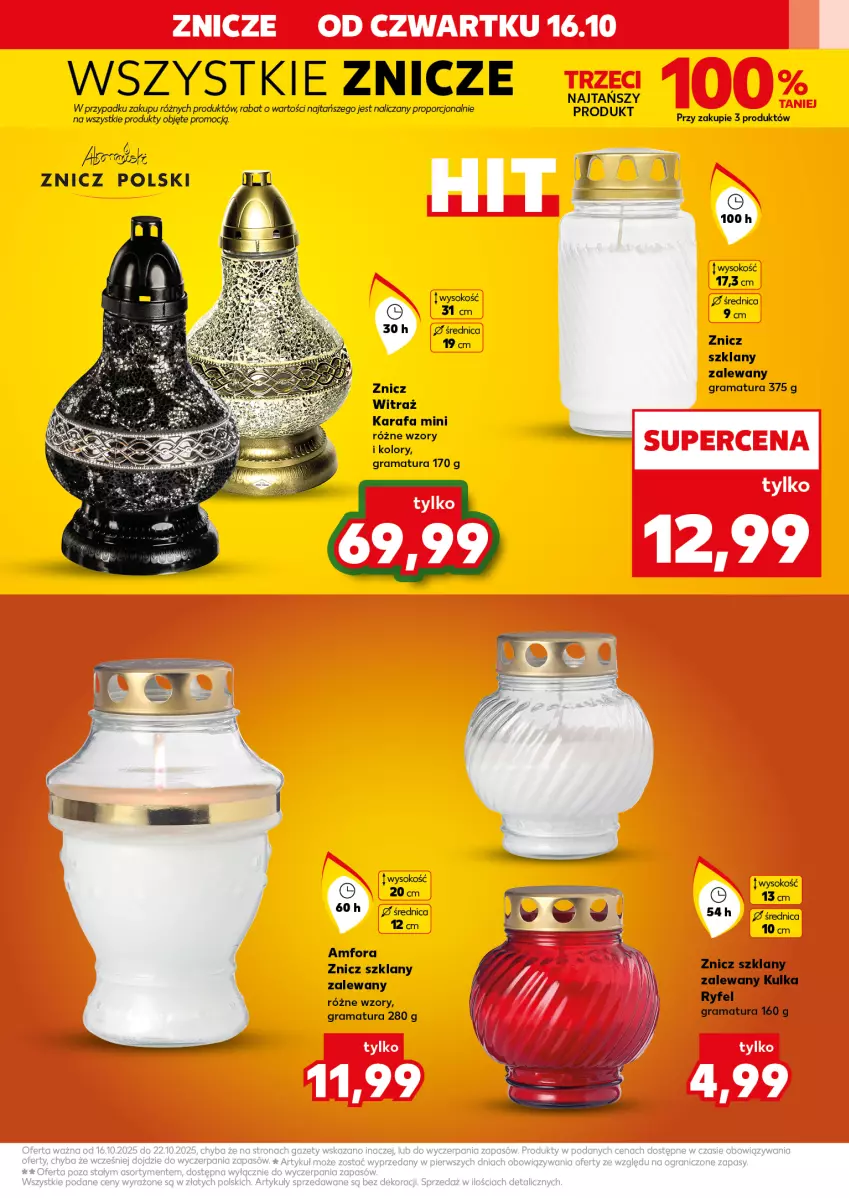 Gazetka promocyjna Kaufland - Kaufland - ważna 16.10 do 22.10.2025 - strona 5 - produkty: Fa, Gra, Por, Rama, Sok, Znicz