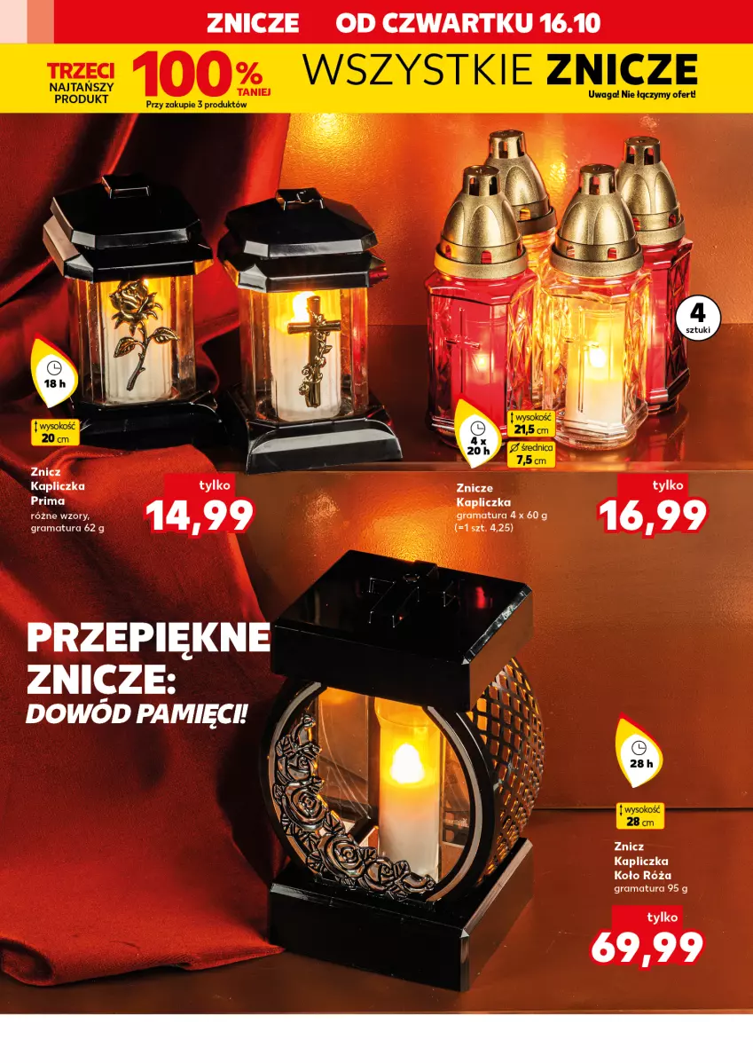 Gazetka promocyjna Kaufland - Kaufland - ważna 16.10 do 22.10.2025 - strona 8 - produkty: Gra, Prima, Rama, Róża, Sok, Waga, Znicz