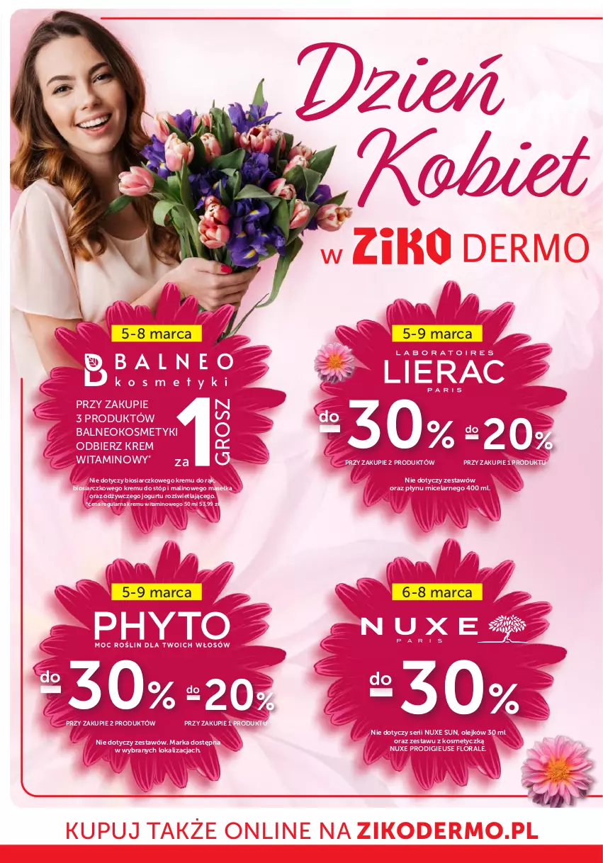 Gazetka promocyjna Ziko - Gazetka Ziko Dermo - ważna 05.03 do 20.03.2024 - strona 6 - produkty: Flora, Jogurt, Nuxe, Olej, Ser