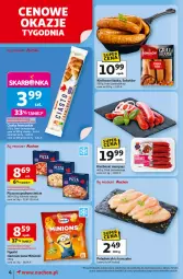 Gazetka promocyjna Auchan - Dobra Zabawa to Poważna Sprawa Moje - Gazetka - ważna od 04.06 do 04.06.2025 - strona 4 - produkty: Kurczak, Sok, Sokołów, Polędwiczki z kurczaka, Pizza, Kiełbasa, Kiełbasa śląska