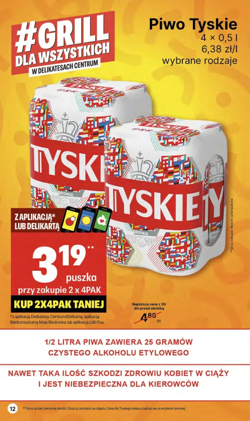 Gazetka promocyjna Delikatesy Centrum - NOWA GAZETKA Delikatesy Centrum od 30 maja! 30.05-05.06.2024 - ważna 30.05 do 05.06.2024 - strona 12 - produkty: Piwo, Rum, Tyskie