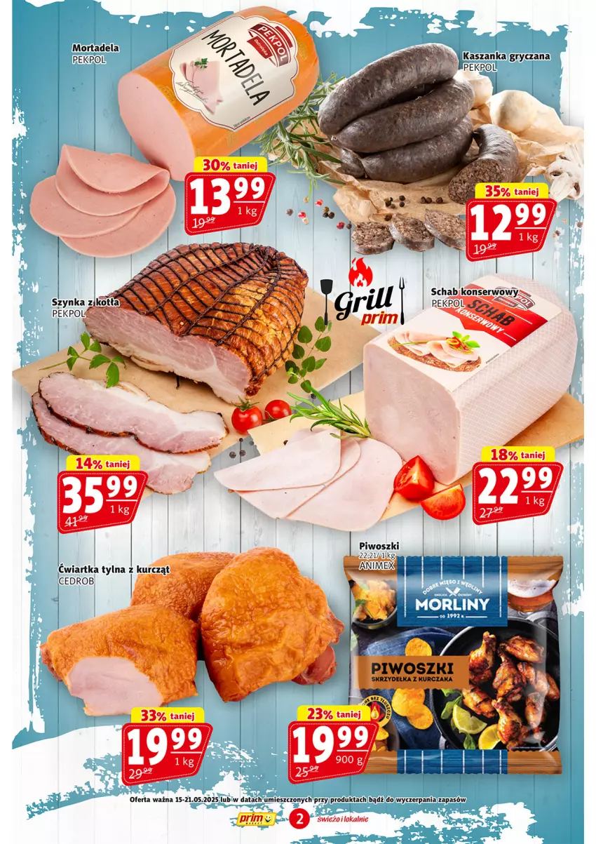 Gazetka promocyjna Prim Market - ważna 15.05 do 21.05.2025 - strona 2 - produkty: Gry, HP, Kasza, Kaszanka, Pekpol, Piwo, Por