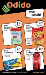 Gazetka promocyjna Odido - Gazetka - Gazetka - ważna od 23.03 do 23.03.2023 - strona 1 - produkty: Corn flakes, Coca-Cola, Mleko