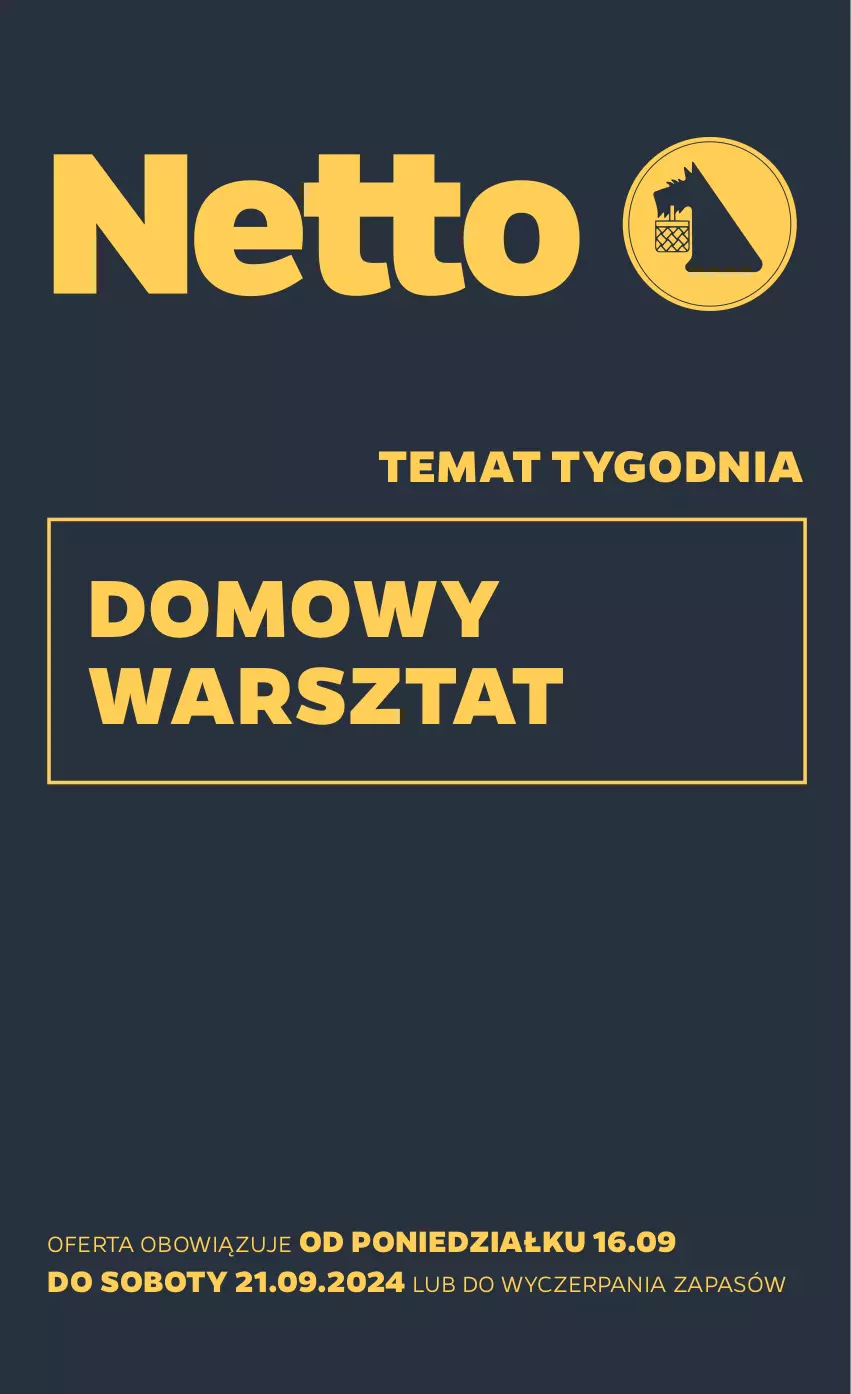 Gazetka promocyjna Netto - Od Poniedziałku Przemysłowa - ważna 16.09 do 21.09.2024 - strona 1