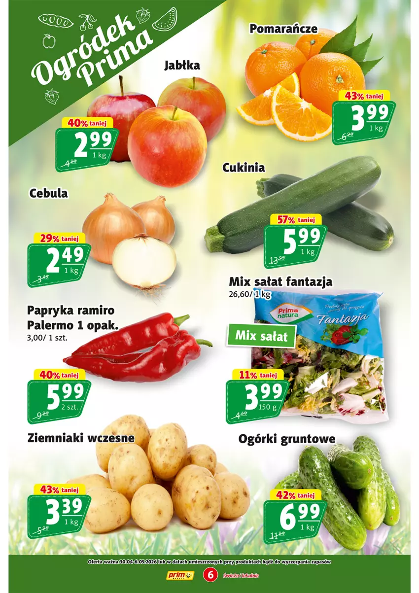Gazetka promocyjna Prim Market - ważna 30.04 do 06.05.2026 - strona 6 - produkty: Papryka, Pomarańcze