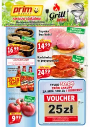 Gazetka promocyjna Prim Market - Gazetka - ważna od 06.05 do 06.05.2026 - strona 1 - produkty: Szynka