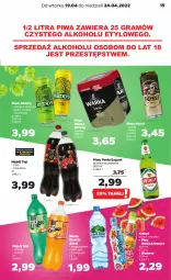 Gazetka promocyjna Netto - Gazetka spożywcza - Gazetka - ważna od 24.04 do 24.04.2022 - strona 15 - produkty: Piwa, Piwo, Top, Por, Gra, Warka, Perła, Owoce, Kubuś, Woda, Mango, Napój, Kozel