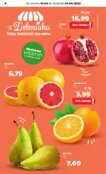 Gazetka promocyjna Netto - Gazetka spożywcza - Gazetka - ważna od 24.04 do 24.04.2022 - strona 4 - produkty: Gra, Granat, Grejpfrut