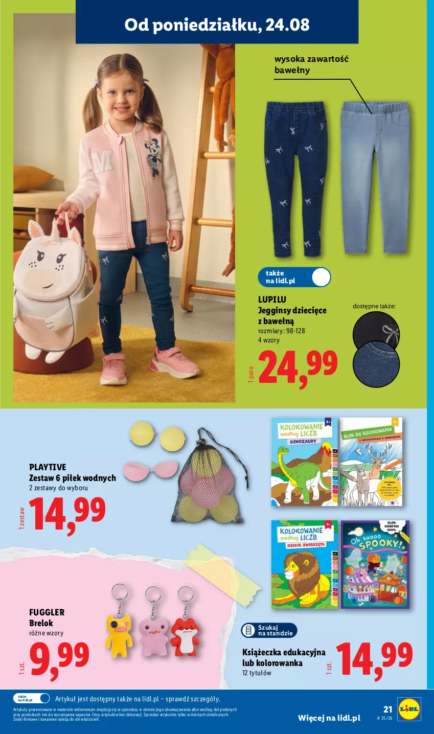 Gazetka promocyjna Lidl - Gazetka ważna od 24.08. do 30.08. - ważna 24.08 do 30.08.2026 - strona 23 - produkty: Dzieci, Gin, Kolorowanka, Sok