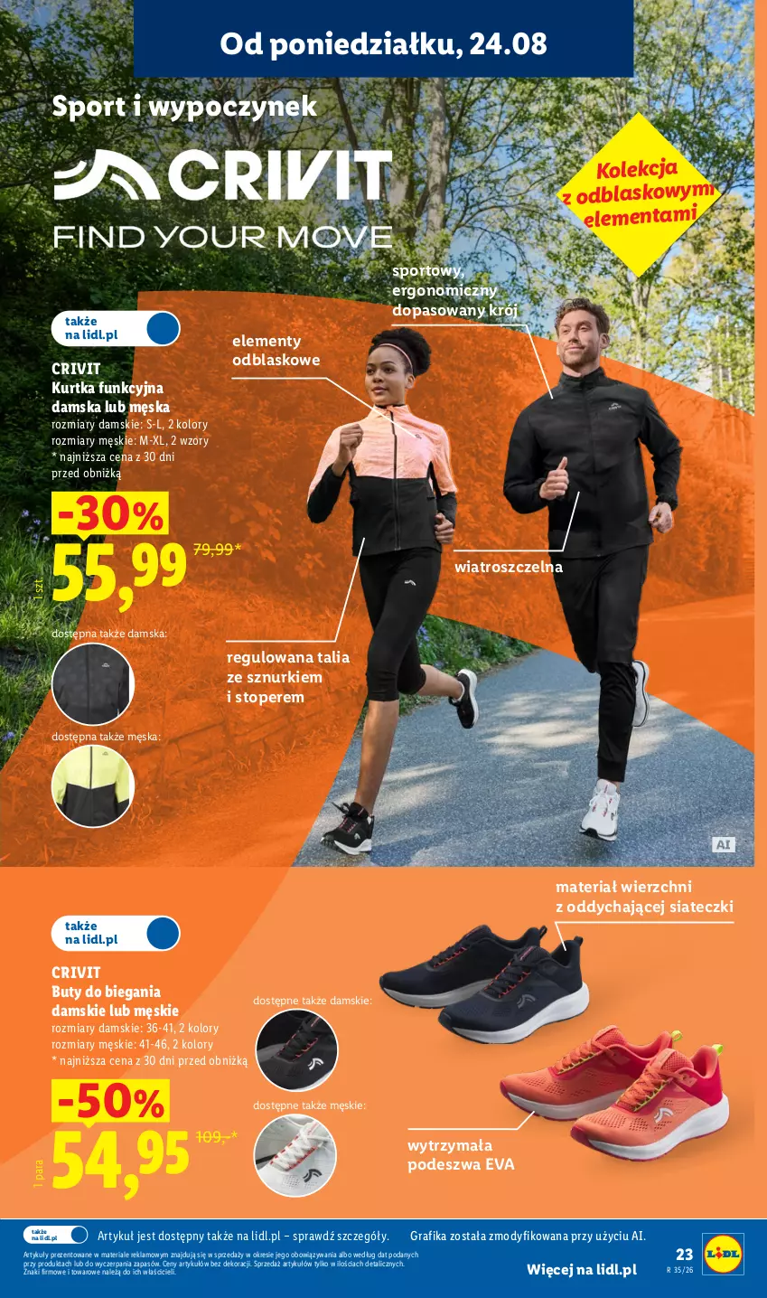 Gazetka promocyjna Lidl - Gazetka ważna od 24.08. do 30.08. - ważna 24.08 do 30.08.2026 - strona 29 - produkty: Buty, Gra, Grafika, Kurtka, Por, Sport, Top