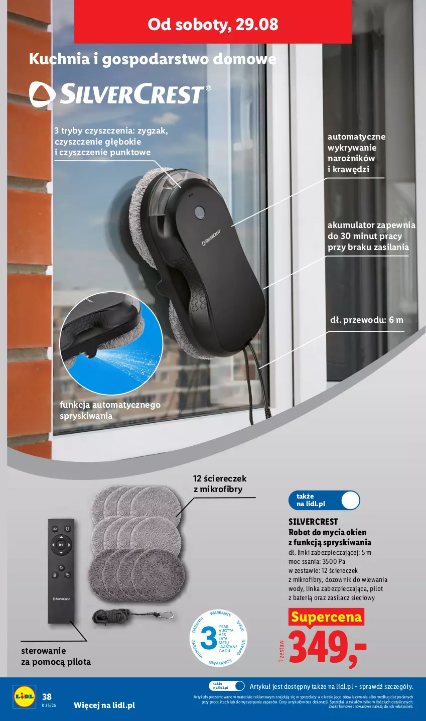 Gazetka promocyjna Lidl - Gazetka ważna od 24.08. do 30.08. - ważna 24.08 do 30.08.2026 - strona 44 - produkty: Akumulator, Dozownik, Inka, Kuchnia, Narożnik, Piec, Robot, Silan, Silvercrest