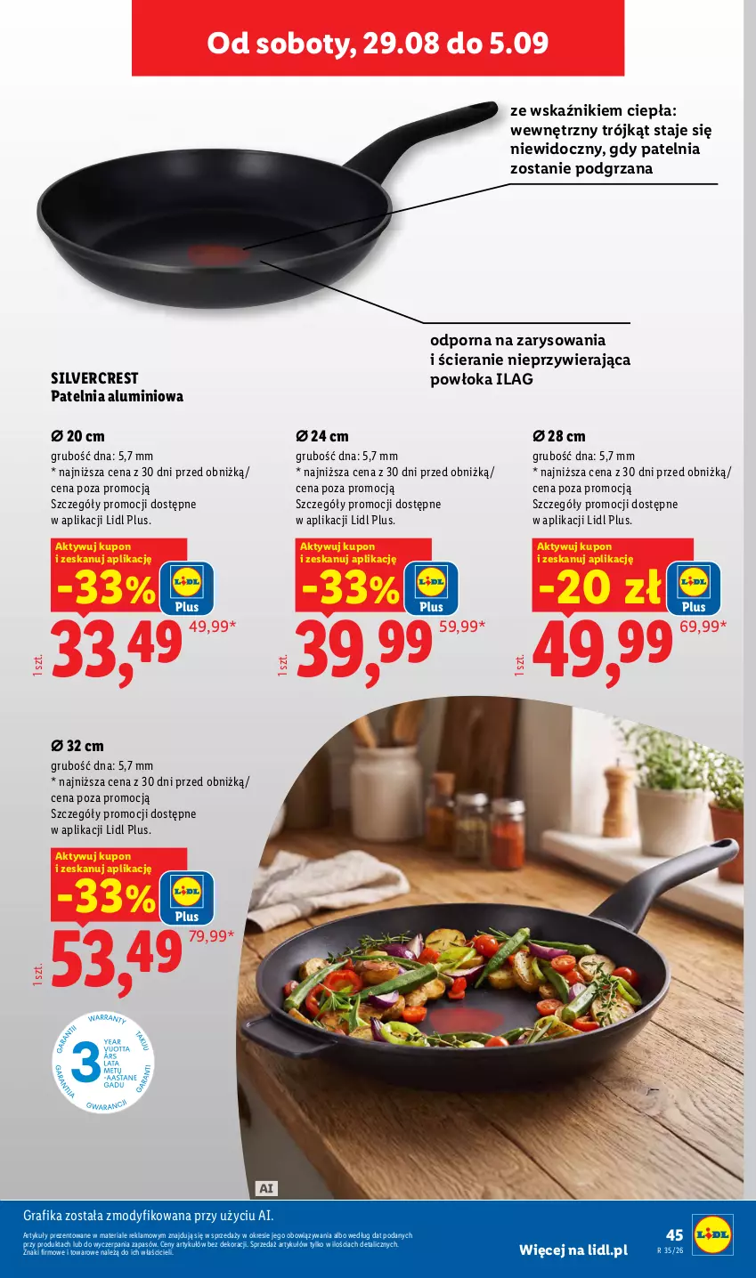 Gazetka promocyjna Lidl - Gazetka ważna od 24.08. do 30.08. - ważna 24.08 do 30.08.2026 - strona 51 - produkty: Gra, Grafika, Patelnia, Por, Silvercrest