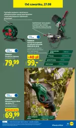 Gazetka promocyjna Lidl - Gazetka ważna od 24.08. do 30.08. - Gazetka - ważna od 30.08 do 30.08.2026 - strona 39 - produkty: Piec, Parkside, Przewód, Sekator, Pokrywa, Akumulator