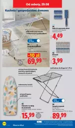 Gazetka promocyjna Lidl - Gazetka ważna od 24.08. do 30.08. - Gazetka - ważna od 30.08 do 30.08.2026 - strona 54 - produkty: Deska do prasowania, Pokrowiec na deskę, Kuchnia, Podkładka, Rolki, Suszarka, Pokrowiec, Suszarka na pranie, Podkład