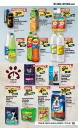 Gazetka promocyjna Netto - Gazetka spożywcza - Gazetka - ważna od 27.06 do 27.06.2021 - strona 15 - produkty: Sok, Pur, Gin, Gra, Lemoniada, Friskies, Purina, Chappi, KiteKat, Schweppes, Hellena, Lipton, Napój gazowany, Tymbark, Felix, Napój, Hortex