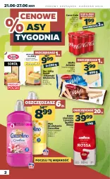 Gazetka promocyjna Netto - Gazetka spożywcza - Gazetka - ważna od 27.06 do 27.06.2021 - strona 2 - produkty: Sok, Ser, Coccolino, Kawa ziarnista, Kawa, Coca-Cola, Mlekovita, Wafle, Sokół, Edam, Lavazza, Mleko