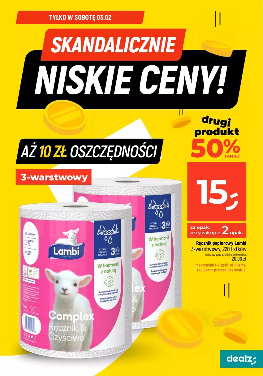 Gazetka promocyjna Dealz - MAKE A DEALZ - ważna 01.02 do 07.02.2024 - strona 7 - produkty: Herbata, Lipton, Papier, Ręcznik