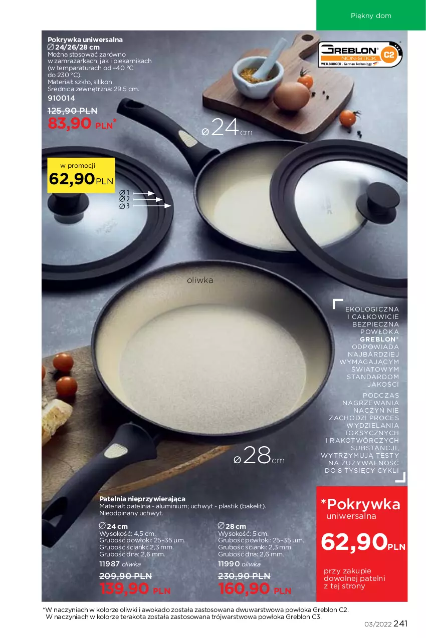 Gazetka promocyjna Faberlic - ważna 07.02 do 20.02.2022 - strona 241 - produkty: Oliwki, Patelnia, Piec, Piekarnik, Sok, Tera, Zamrażarka