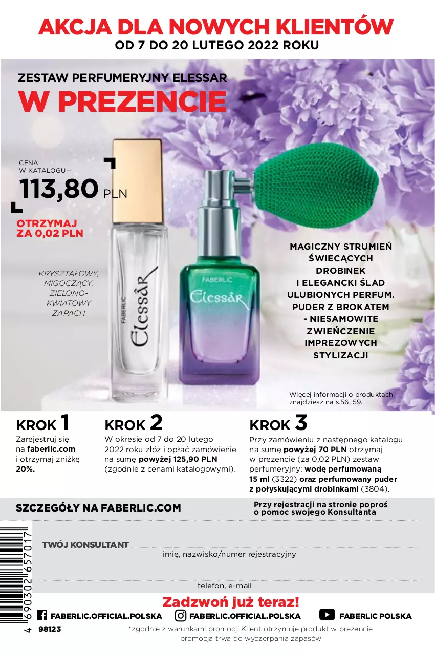 Gazetka promocyjna Faberlic - ważna 07.02 do 20.02.2022 - strona 350 - produkty: Fa, Inka, Perfum, Puder, Rum, Telefon, Tera