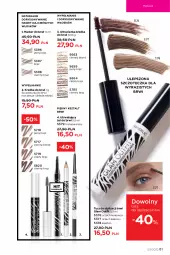 Gazetka promocyjna Faberlic - Gazetka - ważna od 20.02 do 20.02.2022 - strona 81 - produkty: Makijaż, Marker, Cień, Kredka do brwi, Tran, Tusz, Kredka, Szczoteczka